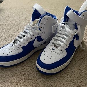 Navy and White Nike Air Men Shoes